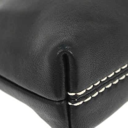 Chanel Black Lambskin Pouch Handbag