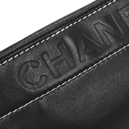 Chanel Black Lambskin Pouch Handbag