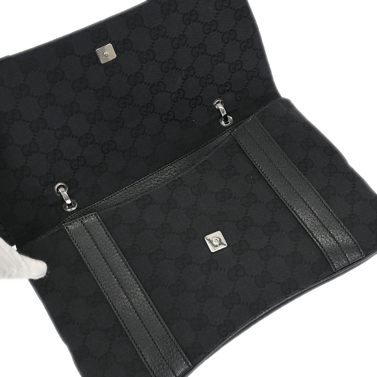 Gucci Black GG Handbag