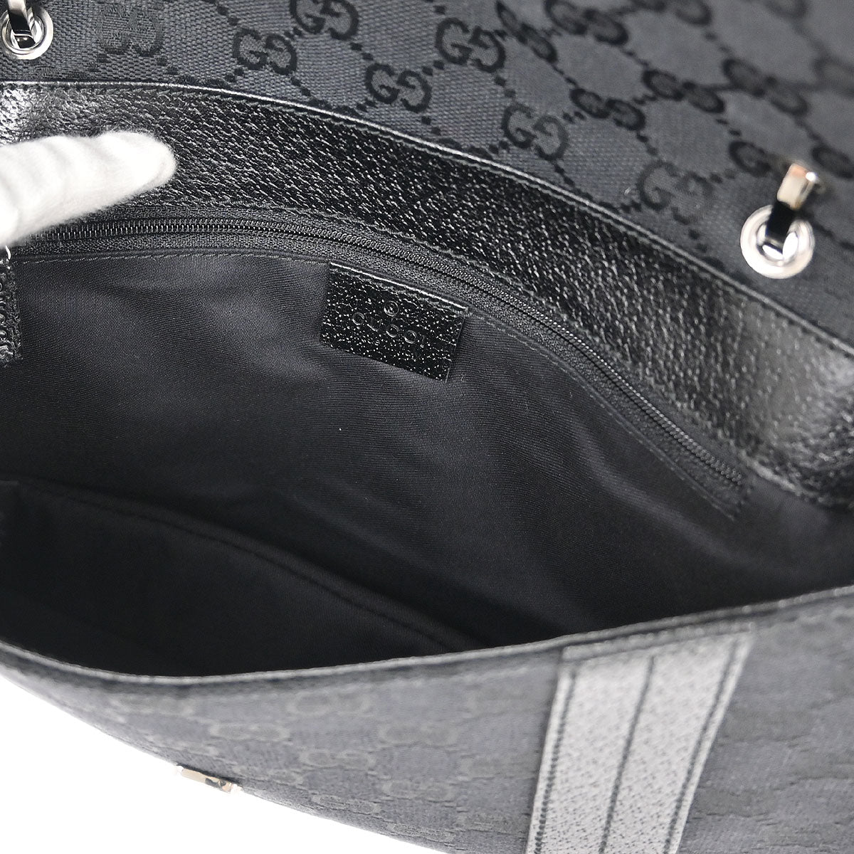Gucci Black GG Handbag