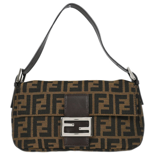 Fendi Brown Zucca Baguette Handbag
