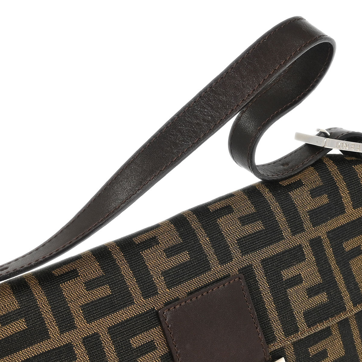 Fendi Brown Zucca Baguette Handbag