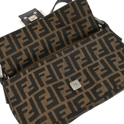 Fendi Brown Zucca Baguette Handbag