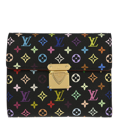 Louis Vuitton Black Multicolor Portefeuille Koala Wallet M58015