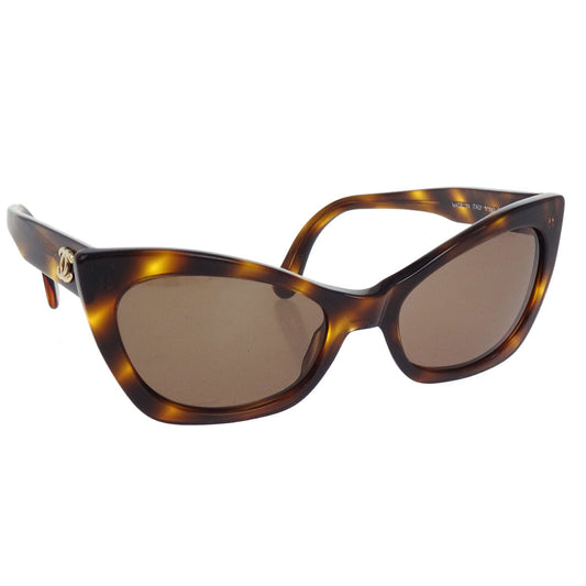 Chanel Sunglasses Eyewear Brown Small Good