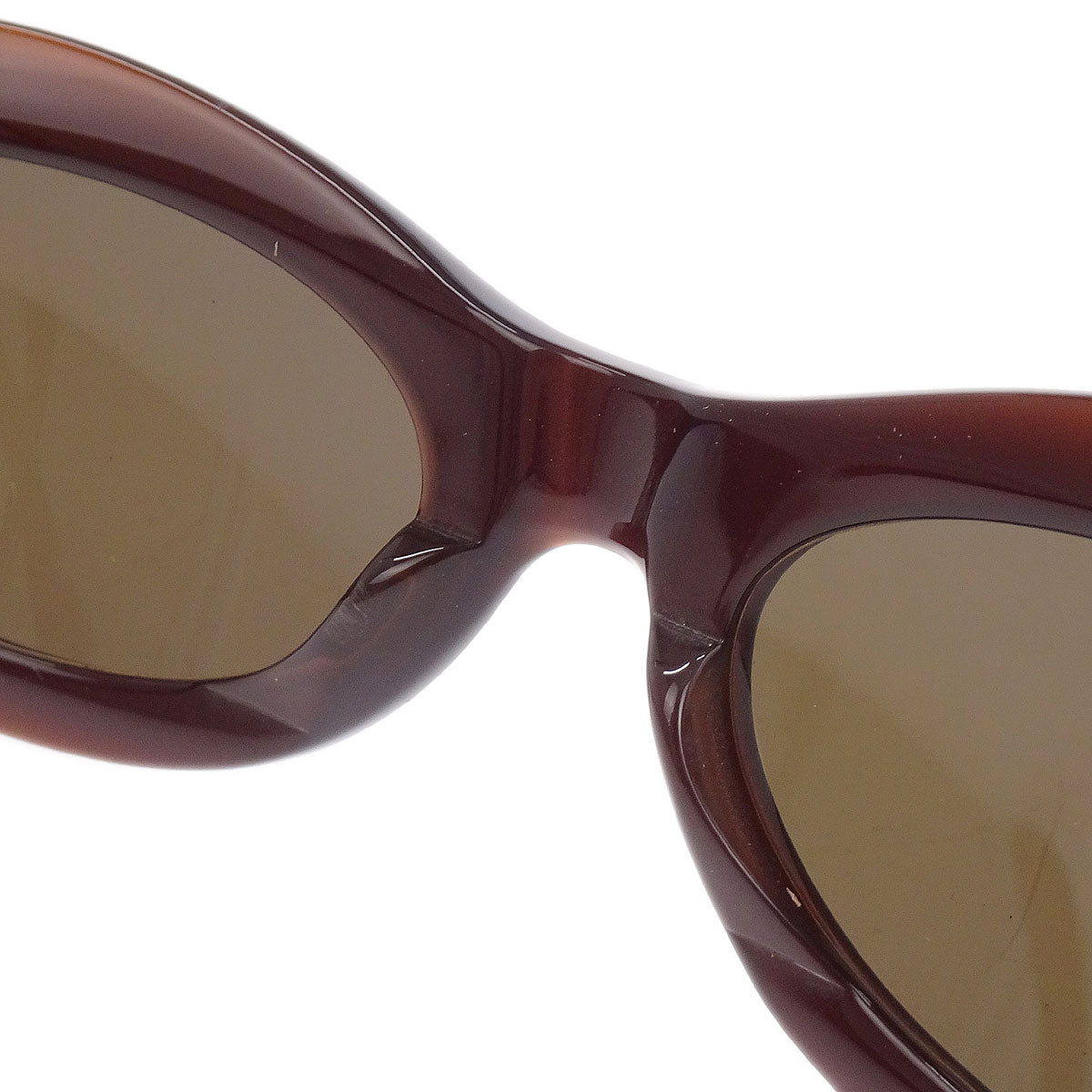 Chanel Sunglasses Eyewear Brown Small Good
