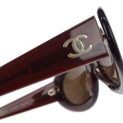 Chanel Sunglasses Eyewear Brown Small Good