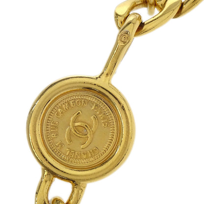 Chanel Chain Belt Medallion Gold Small Good