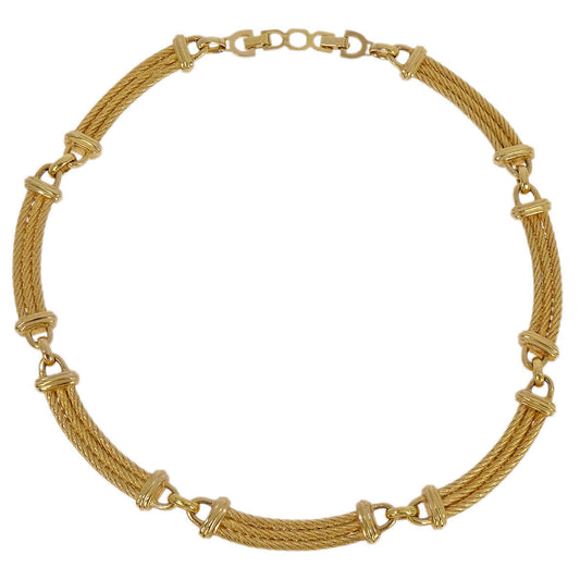 Christian Dior Necklace Chain Gold