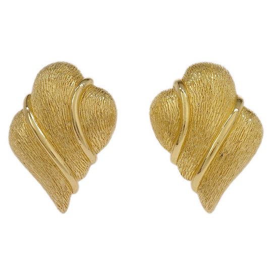Christian Dior Earrings Clip-On Gold