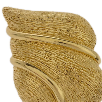 Christian Dior Earrings Clip-On Gold