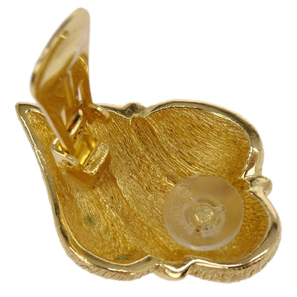 Christian Dior Earrings Clip-On Gold