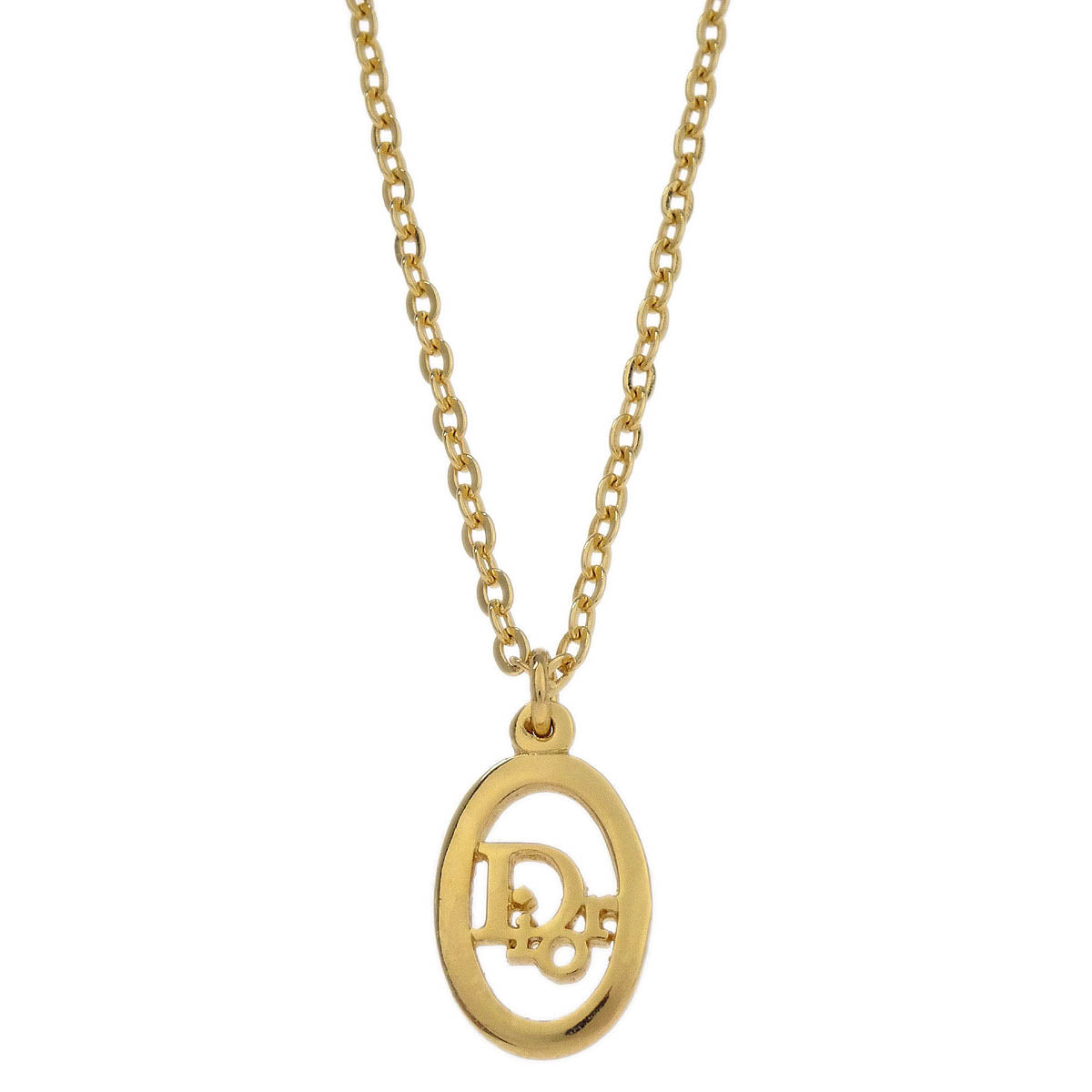 Christian Dior Necklace Pendant Gold