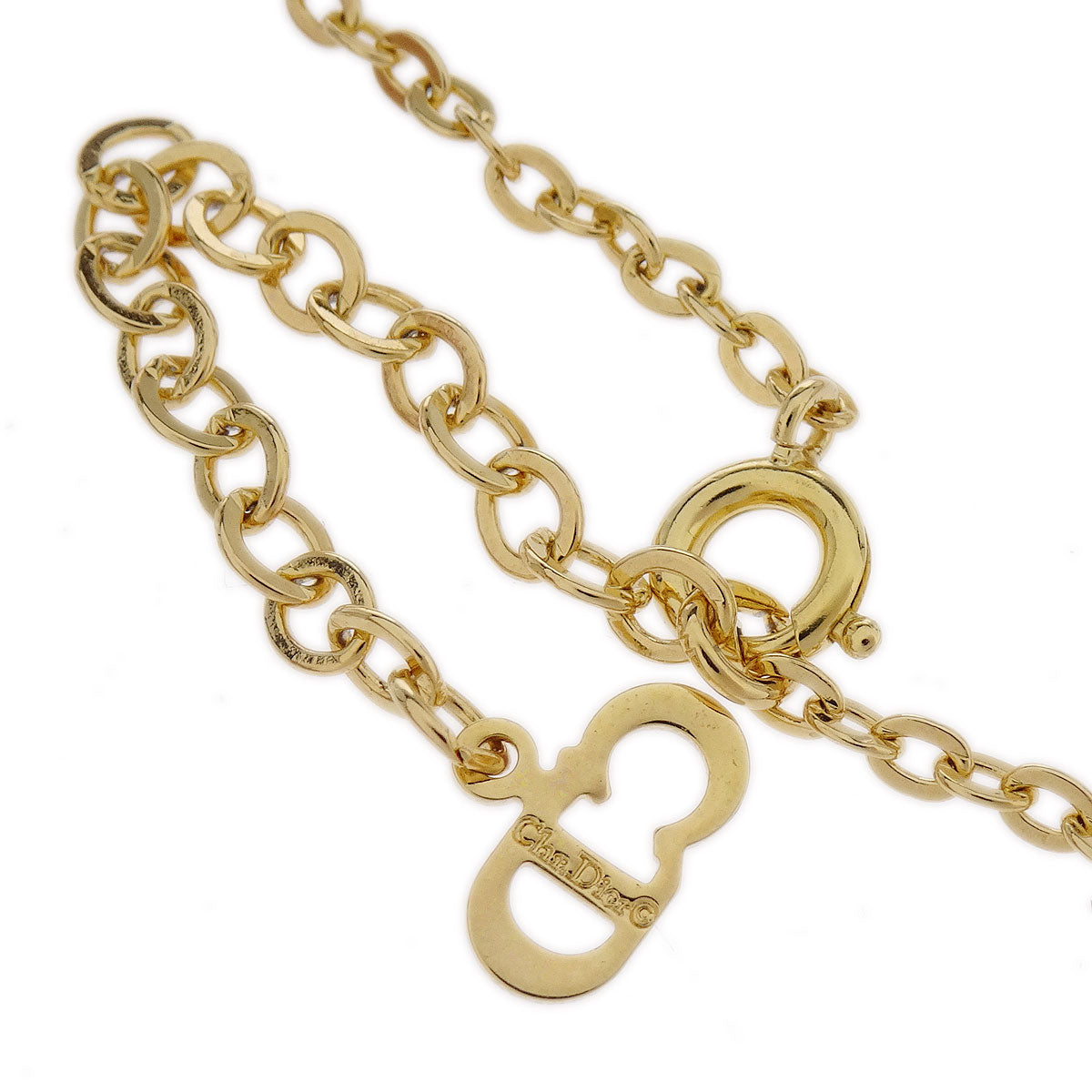 Christian Dior Necklace Pendant Gold