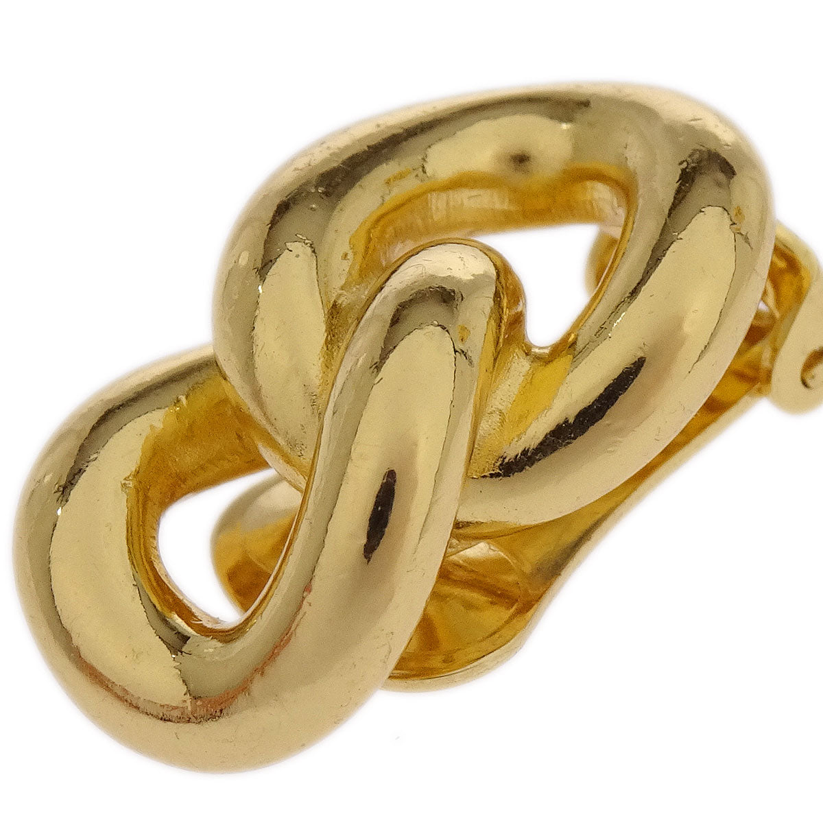 Christian Dior Earrings Clip-On Gold