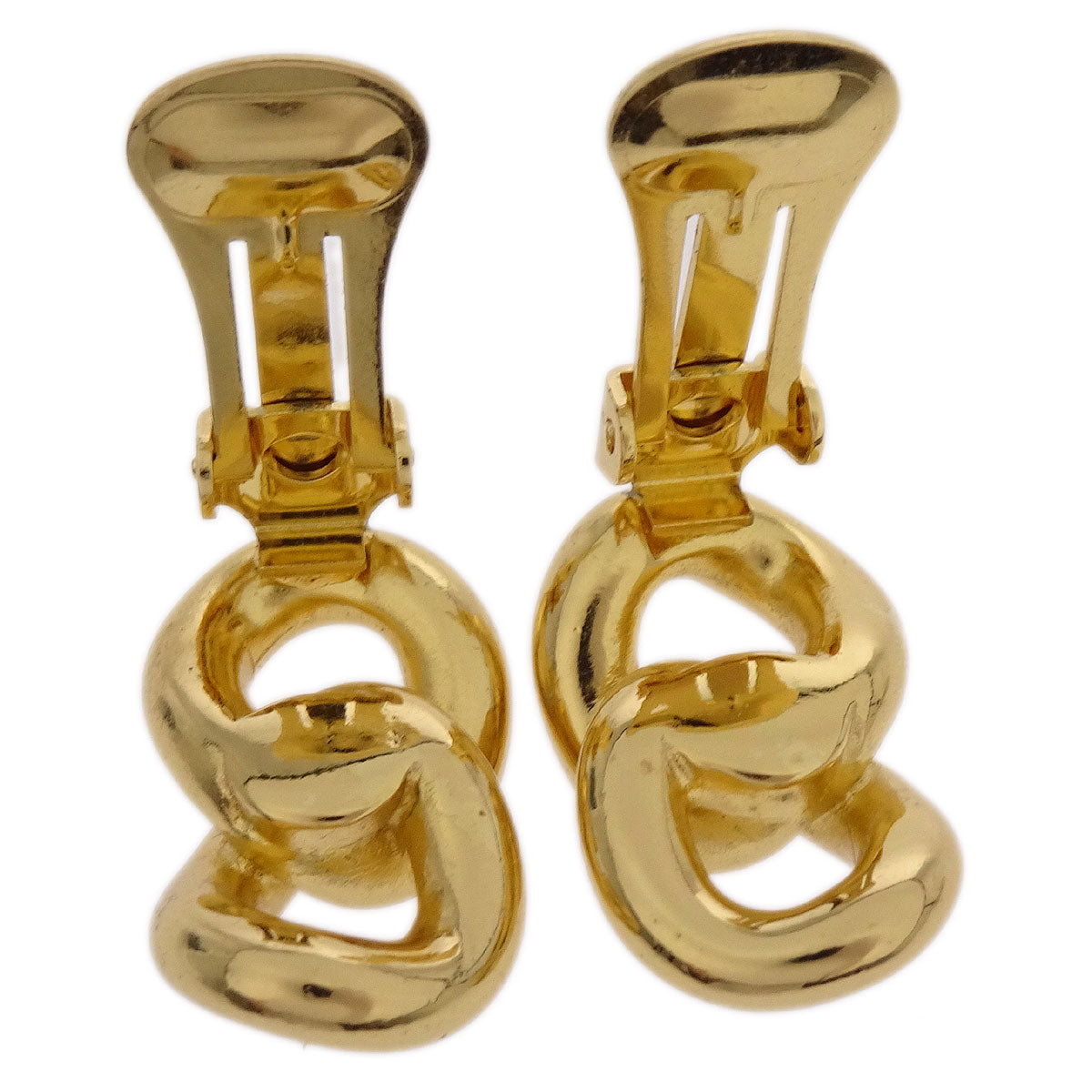 Christian Dior Earrings Clip-On Gold