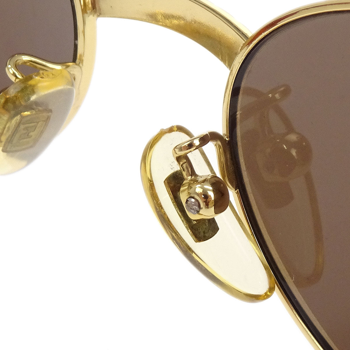 Fendi Sunglasses Eyewear Brown Small Good