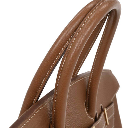 Hermes Gold Togo Birkin 35 Handbag