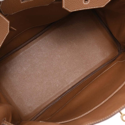 Hermes Gold Togo Birkin 35 Handbag