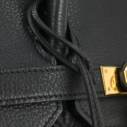 Hermes Black Togo Birkin 35 Handbag