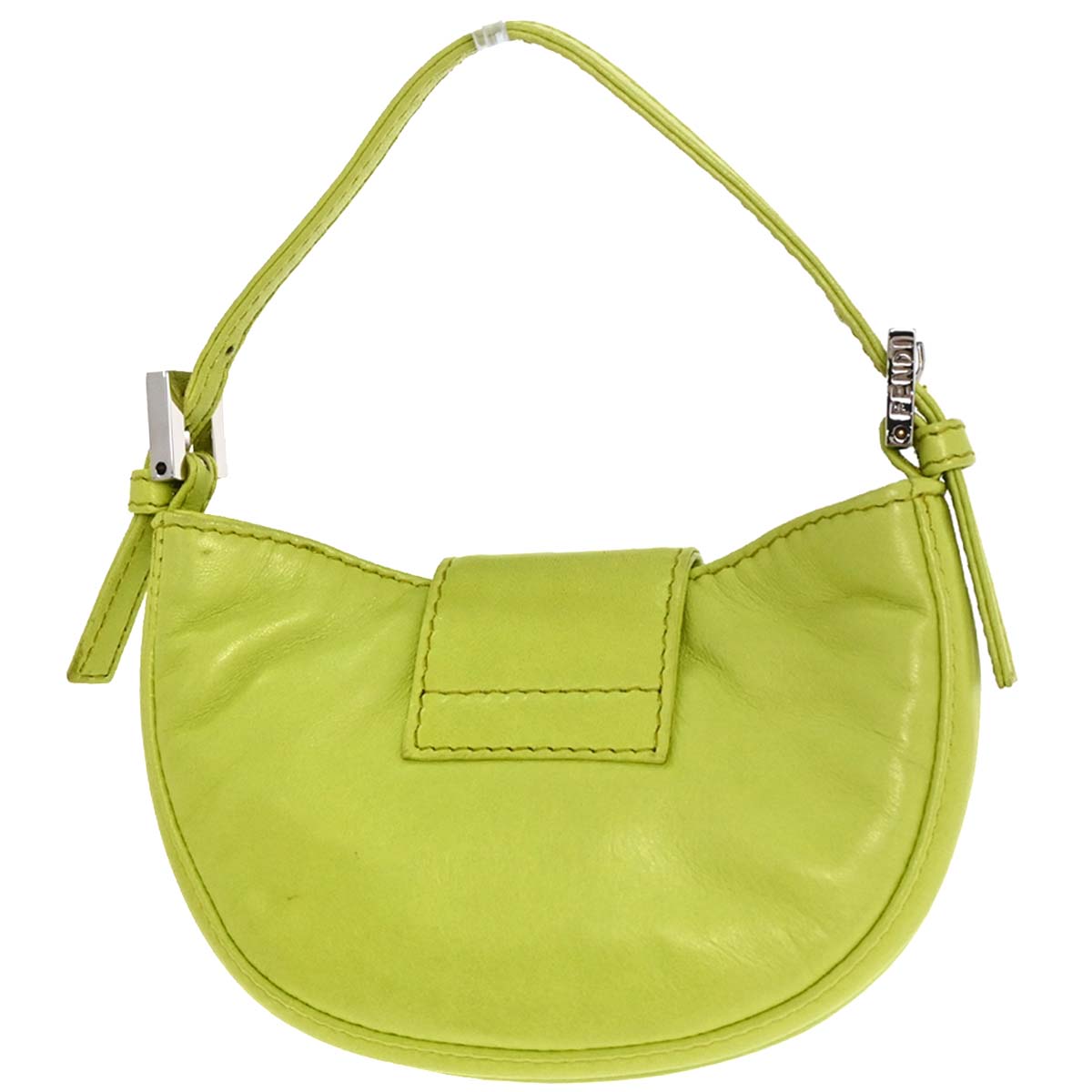 Fendi Light Green Leather Mini Handbag