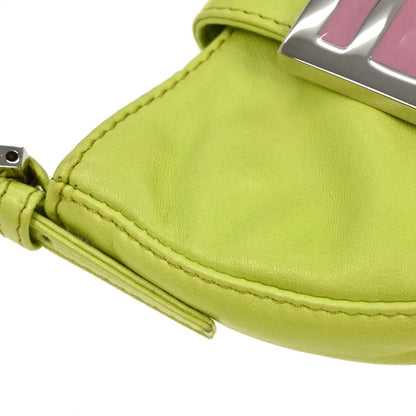 Fendi Light Green Leather Mini Handbag