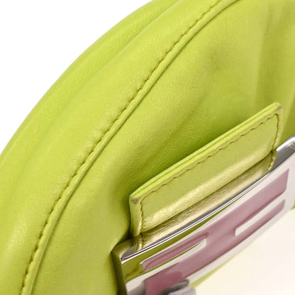 Fendi Light Green Leather Mini Handbag