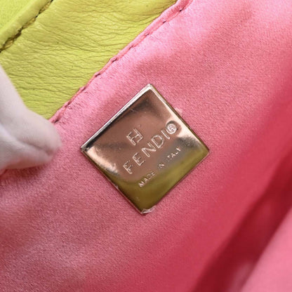 Fendi Light Green Leather Mini Handbag