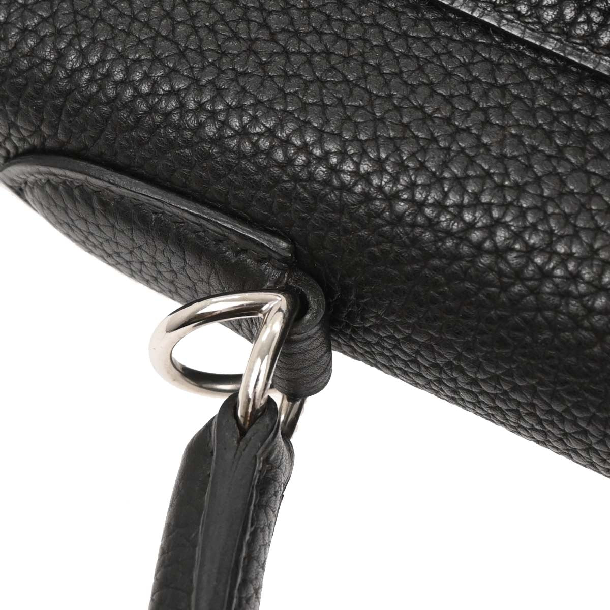 Hermes Black Togo Kelly 32 Retourne 2way Shoulder Handbag