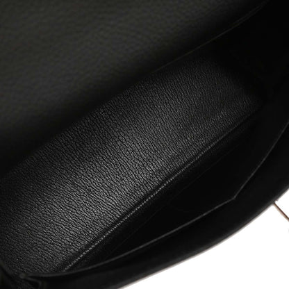 Hermes Black Togo Kelly 32 Retourne 2way Shoulder Handbag