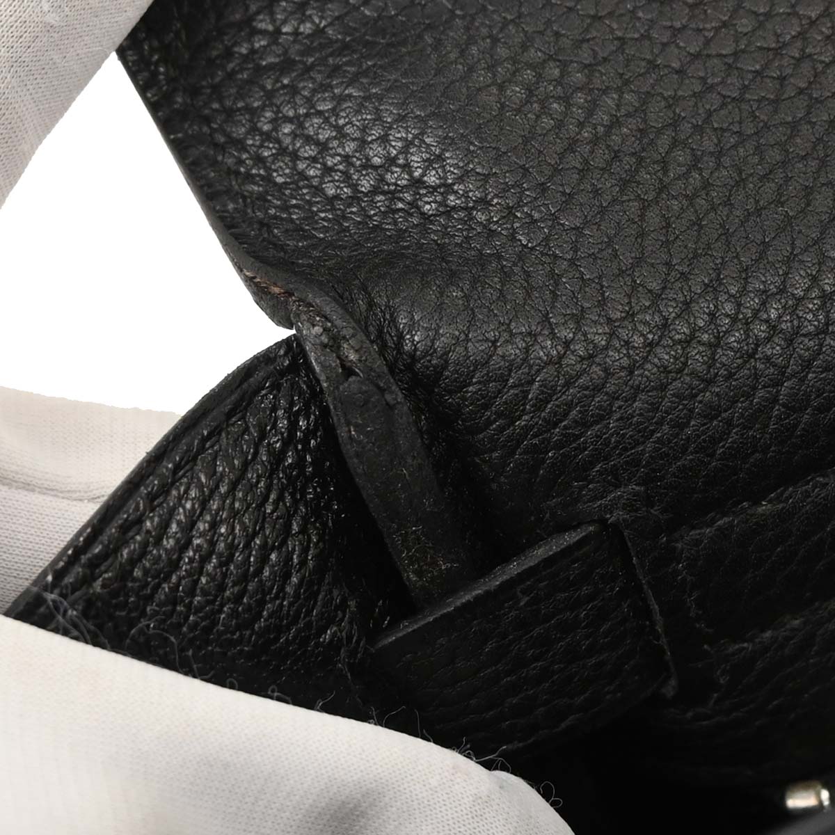 Hermes Black Togo Kelly 32 Retourne 2way Shoulder Handbag