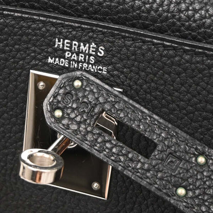 Hermes Black Togo Kelly 32 Retourne 2way Shoulder Handbag