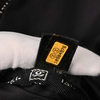 Chanel Black Nylon Sport Line Gym Bag