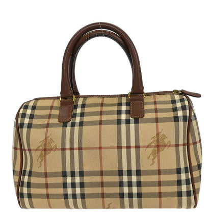 Burberry Beige PVC House Check Handbag