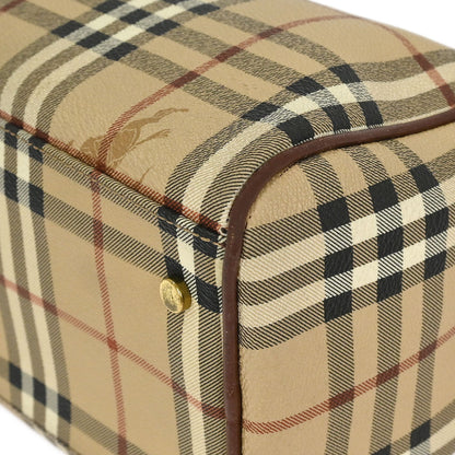 Burberry Beige PVC House Check Handbag