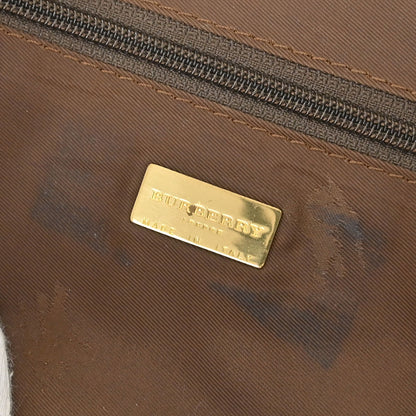 Burberry Beige PVC House Check Handbag