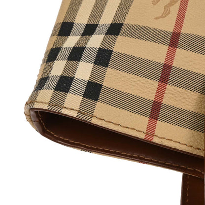Burberry Beige PVC House Check Tote Handbag