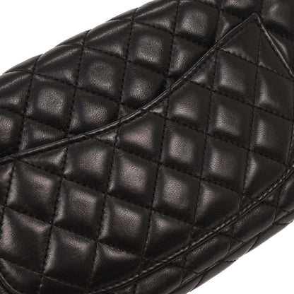 Chanel Black Lambskin Valentine East West Shoulder Bag