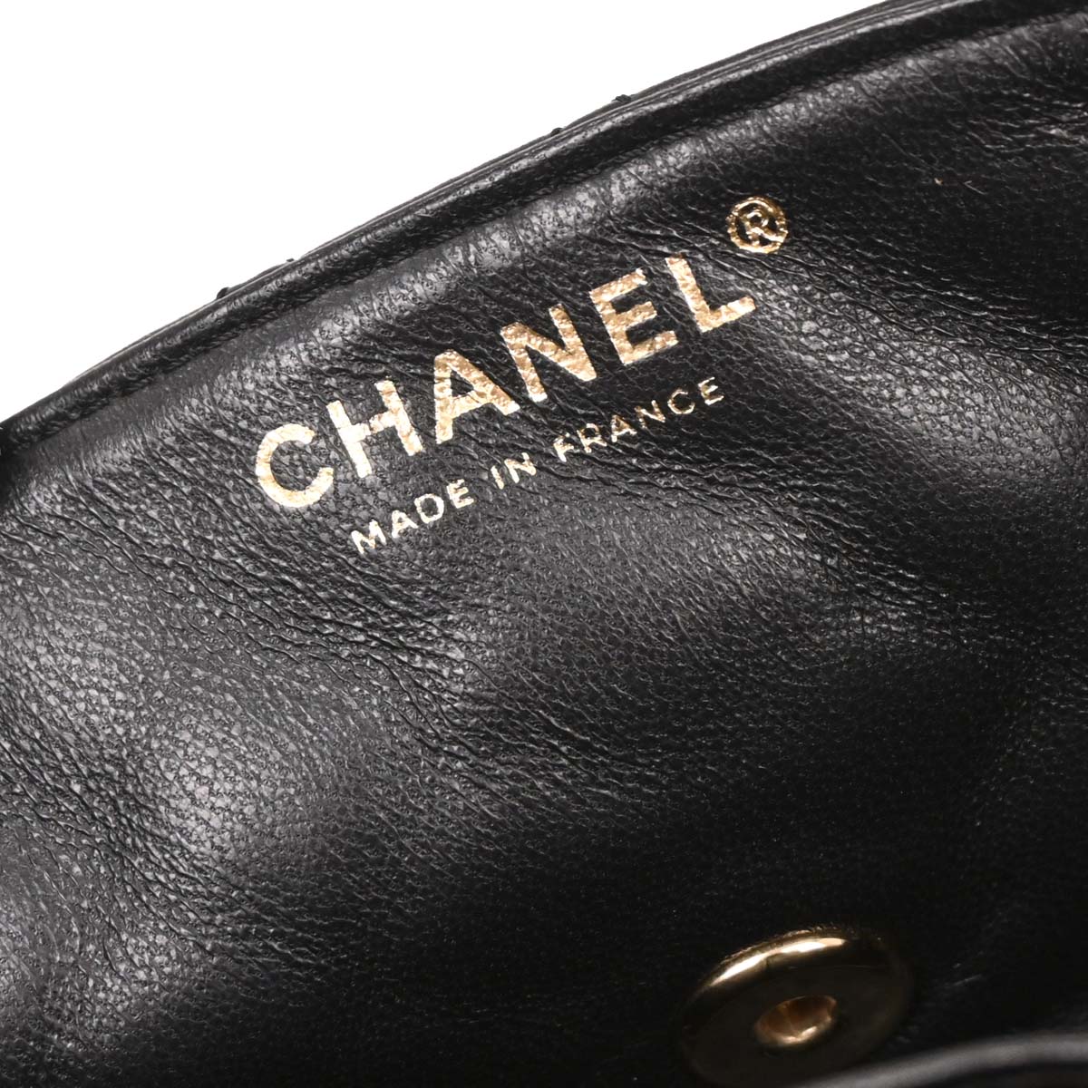 Chanel Black Lambskin Valentine East West Shoulder Bag