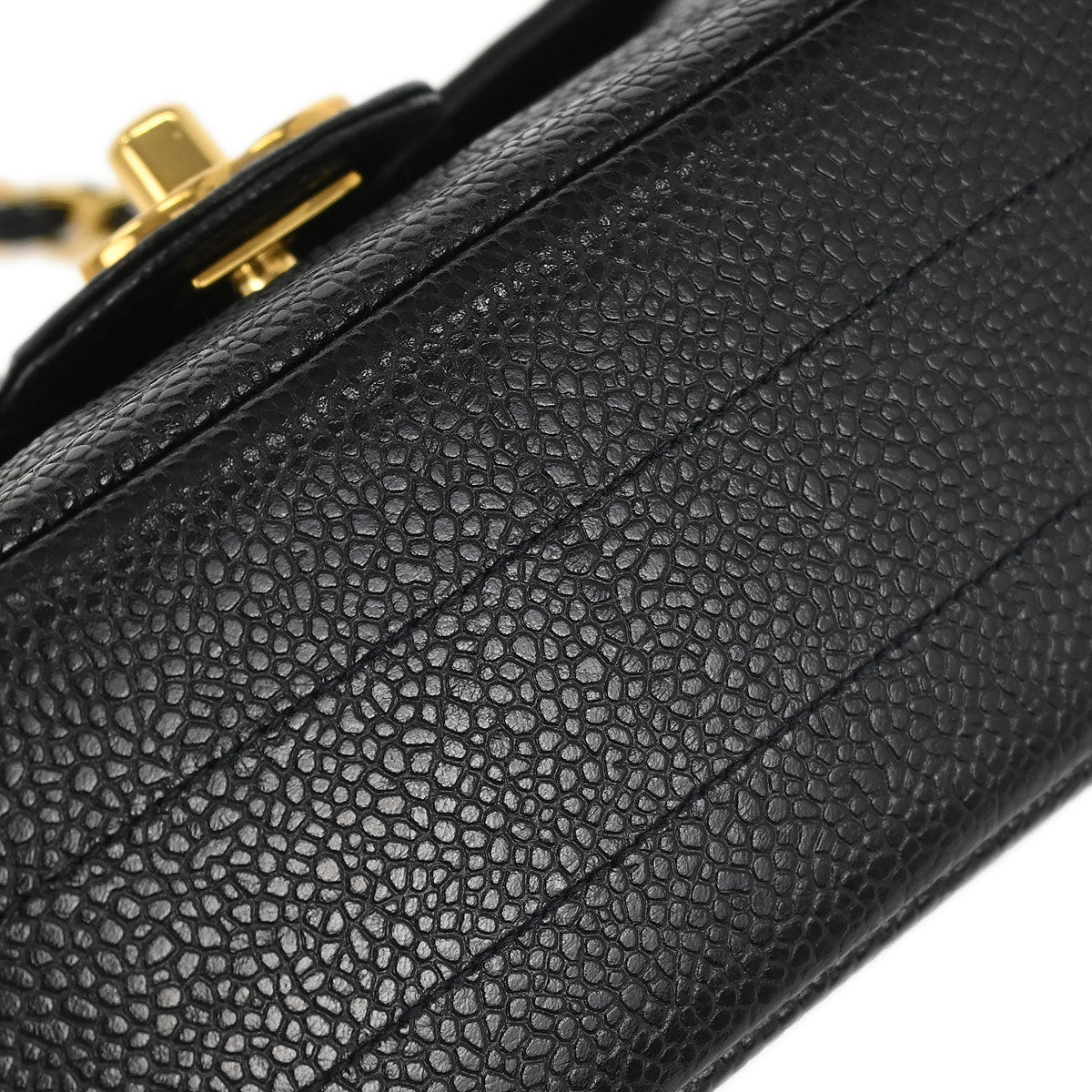 Chanel Black Caviar Mini Classic Square Flap Bag