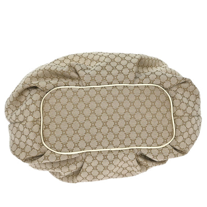 Celine Beige Macadam Shoulder Bag