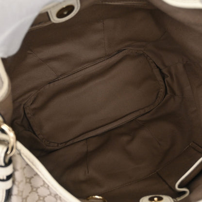 Celine Beige Macadam Shoulder Bag
