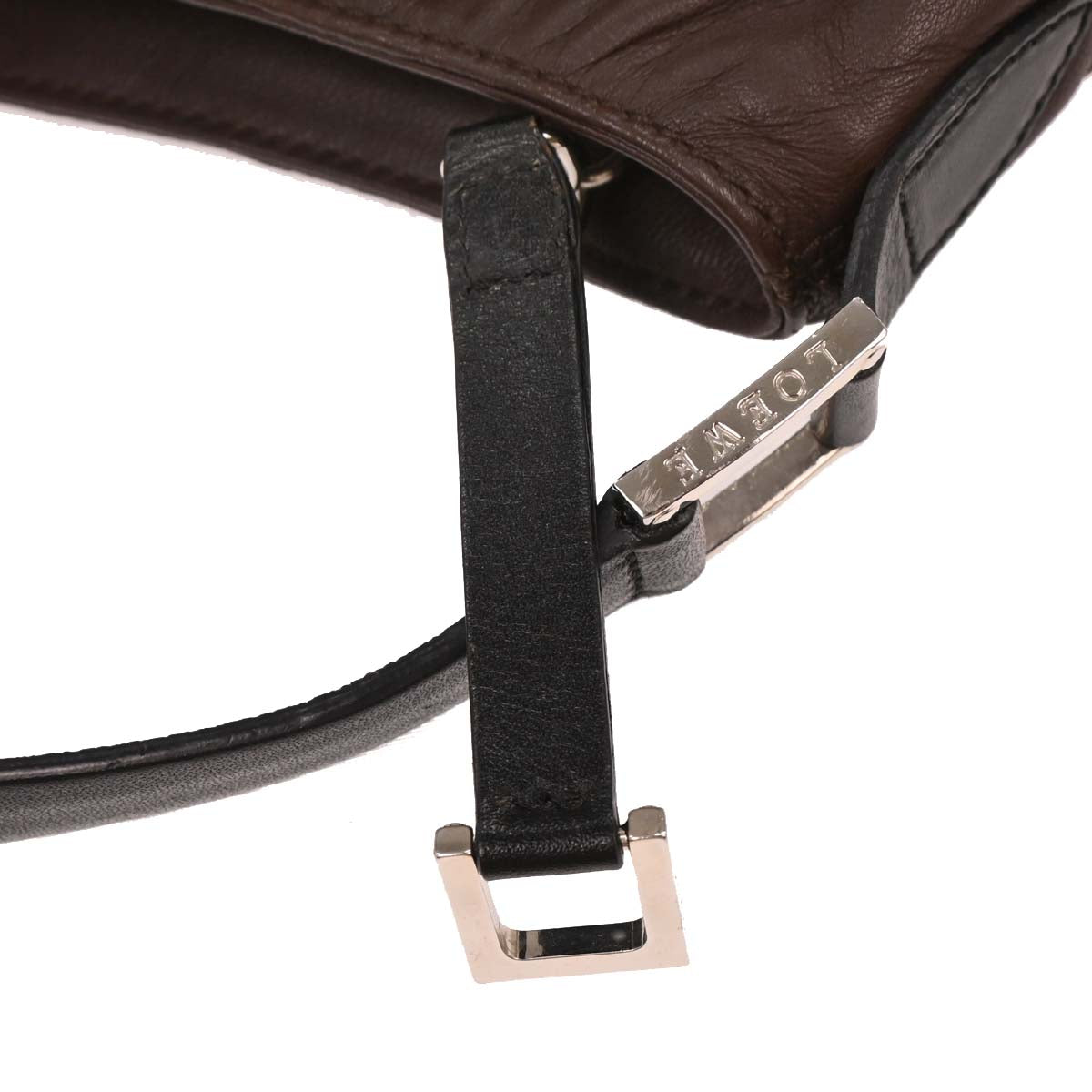 Loewe Brown Leather Handbag