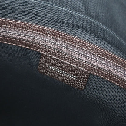 Burberry Beige Canvas Burberry Check Tote Handbag