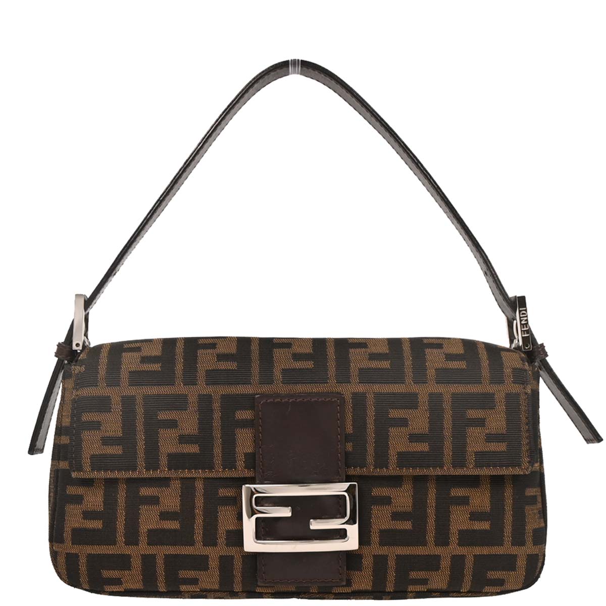 Fendi Brown Zucca Baguette Handbag