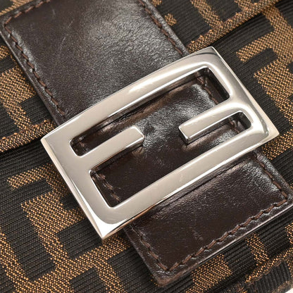 Fendi Brown Zucca Baguette Handbag