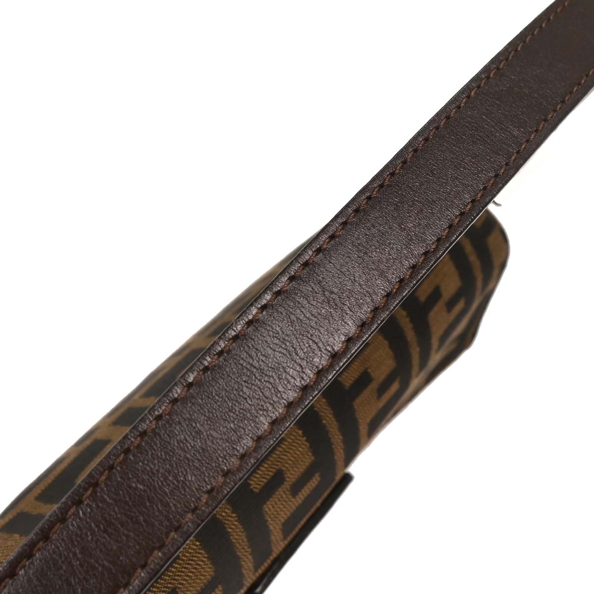 Fendi Brown Zucca Baguette Handbag