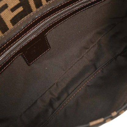 Fendi Brown Zucca Baguette Handbag