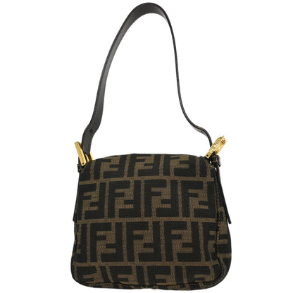 Fendi Brown Canvas Zucca Handbag