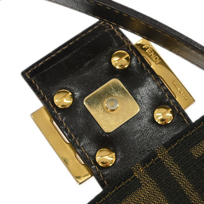 Fendi Brown Canvas Zucca Handbag